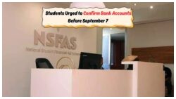 NSFAS Cycle 8: Ensure You Receive Your R5,200 Allowance Starting September 7, 2025 – Check Your Bank Account Now!