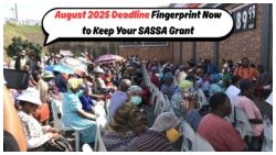 August 2025: SASSA Biometric Update Mandates Fingerprint Checks or Risk Losing Your R2,315 Payment